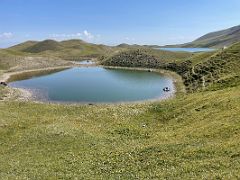 05B Smaller lakes dot the countryside as the trail approaches Tulpar Lake from Ak-Sai Travel Lenin Peak Base Camp 3600m
